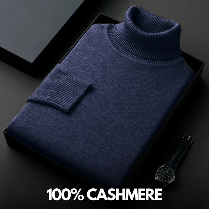 PIERRE - PREMIUM KASCHMIR ROLLKRAGENPULLOVER