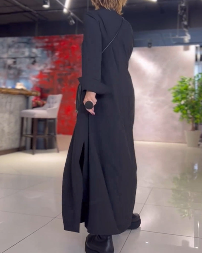 MARLENE - MODERNES KLEID MIT V-AUSSCHNITT