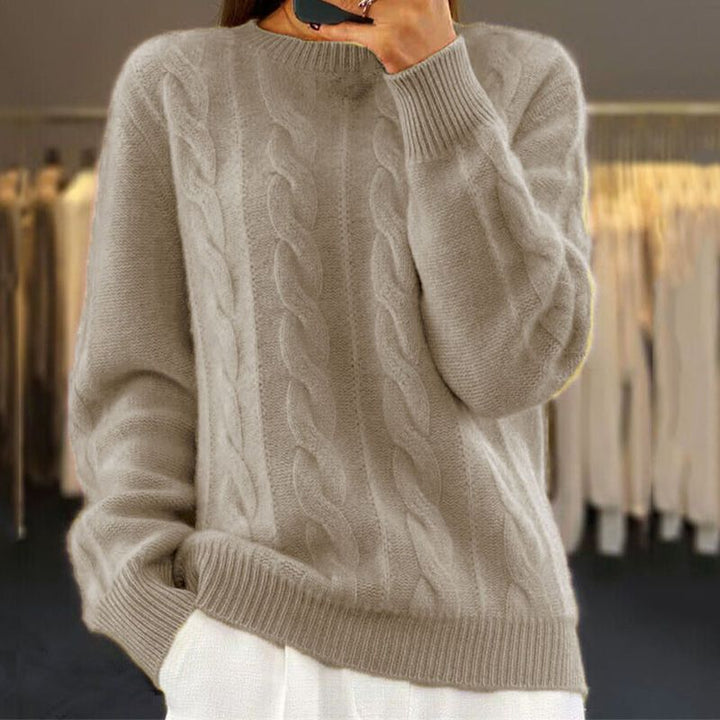 NATHALIE - KUSCHELIGER STRICKPULLOVER